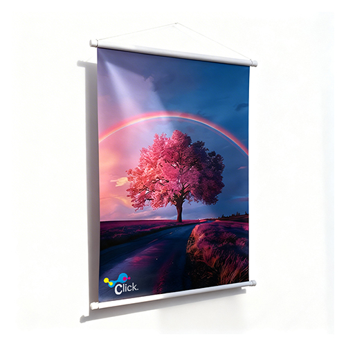 Banner 40 x 60cm em papel semi brilho.